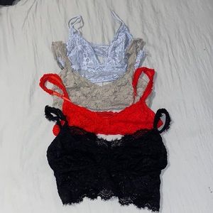 Aerie + pacsun bralettes (4)